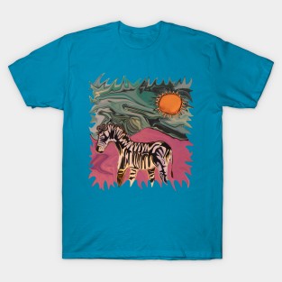 Zebra on Mars T-Shirt